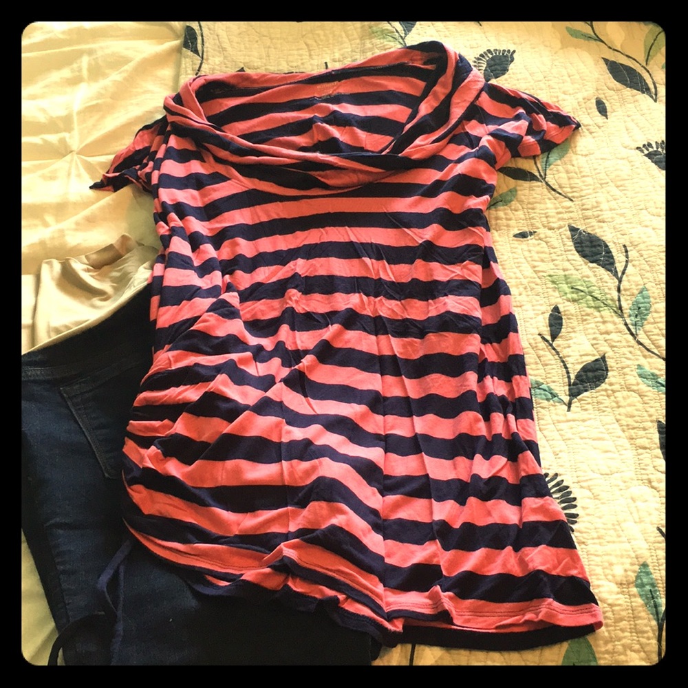 Super soft maternity nursing shirt, built in cami
